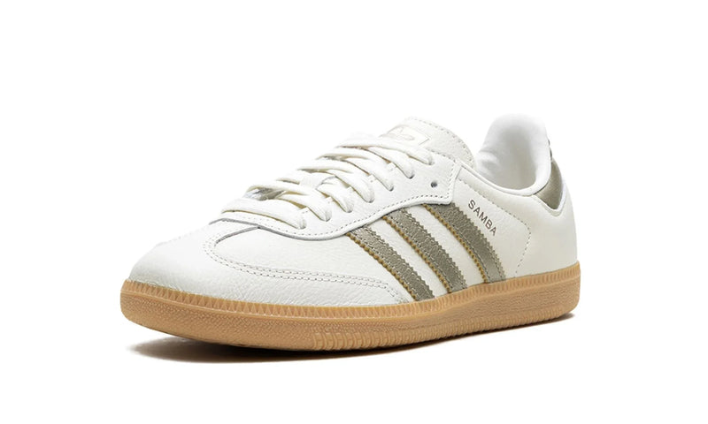 Tênis Adidas Samba OG Feminino "Cyber Mettalic" Branco