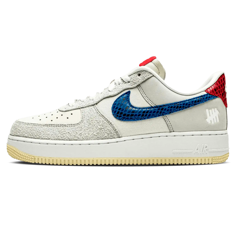 Tênis Air Force 1 x Undefeated "5 on it" Cinza