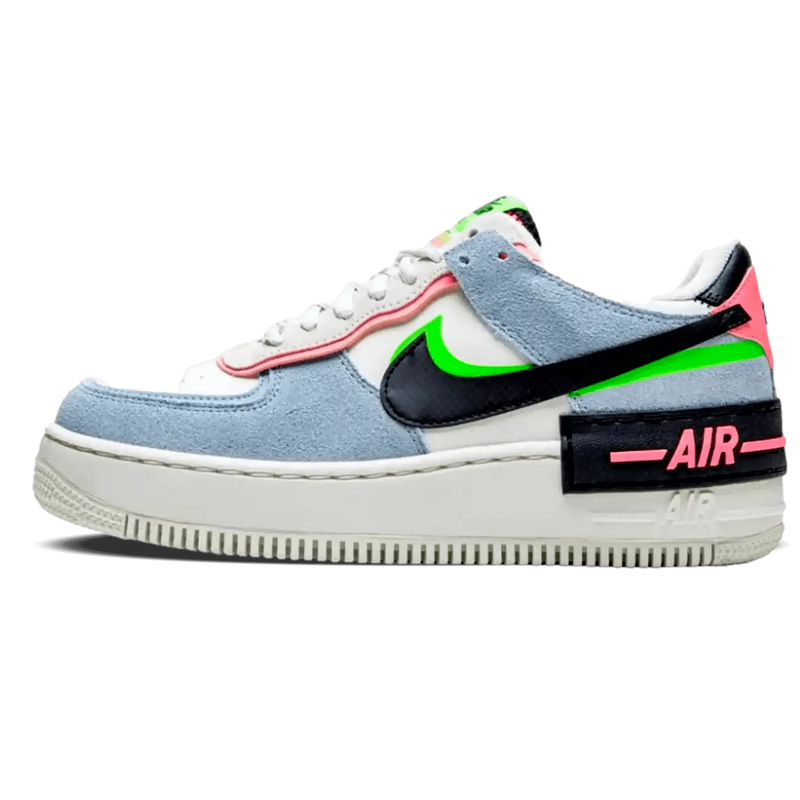 Tênis Air Force 1 Shadow Feminino "Sunset Pulse" Azul