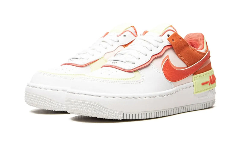 Tênis Air Force 1 Shadow Feminino "Magic Ember" Branco / Laranja