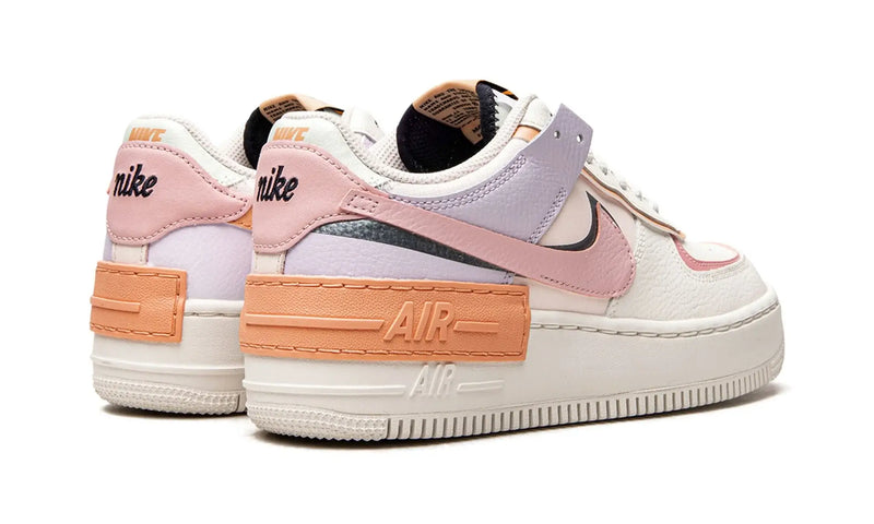 Tênis Air Force 1 Shadow Feminino "Pink Glaze" Branco / Rosa