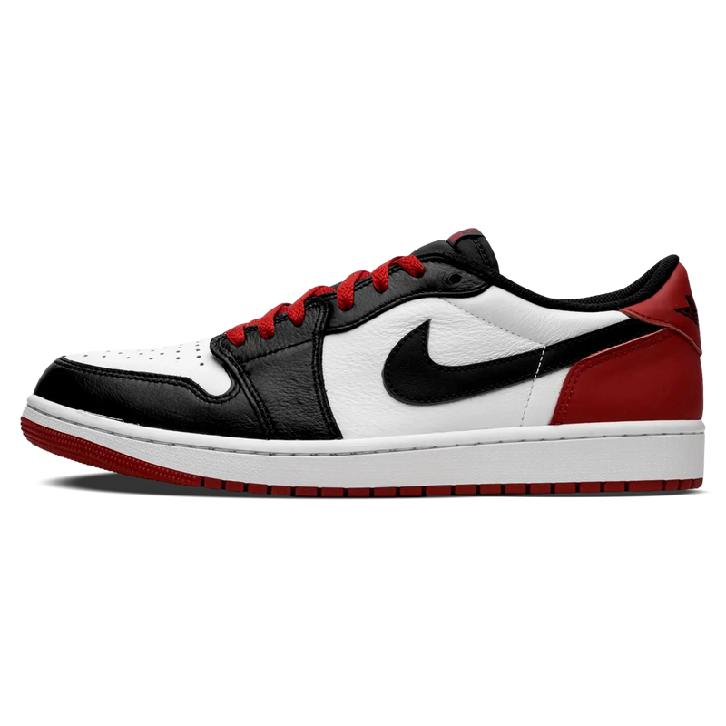 Tênis Air jordan 1 Low  "Black Toe" Vermelho / Preto