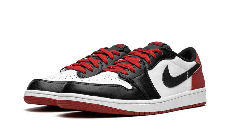 Tênis Air jordan 1 Low  "Black Toe" Vermelho / Preto