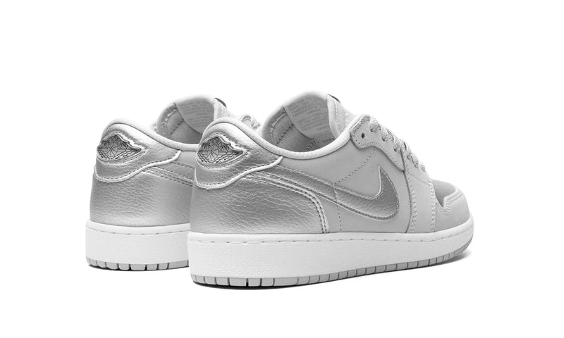 Tênis Air Jordan 1 Low Masculino "Metallic Silver" Prata