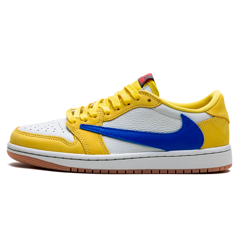 Tênis Air Jordan 1 Low x Travis Scott "Canary" Amarelo