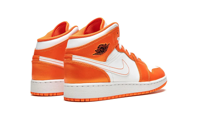 Tênis Air Jordan 1 Mid "Metallic Orange" Laranja