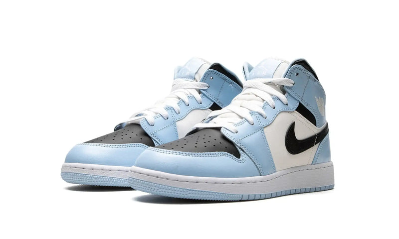 Tênis Air Jordan 1 Mid Feminino "Ice Blue" Azul / Branco