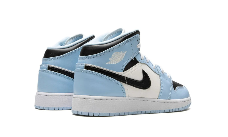 Tênis Air Jordan 1 Mid Feminino "Ice Blue" Azul / Branco