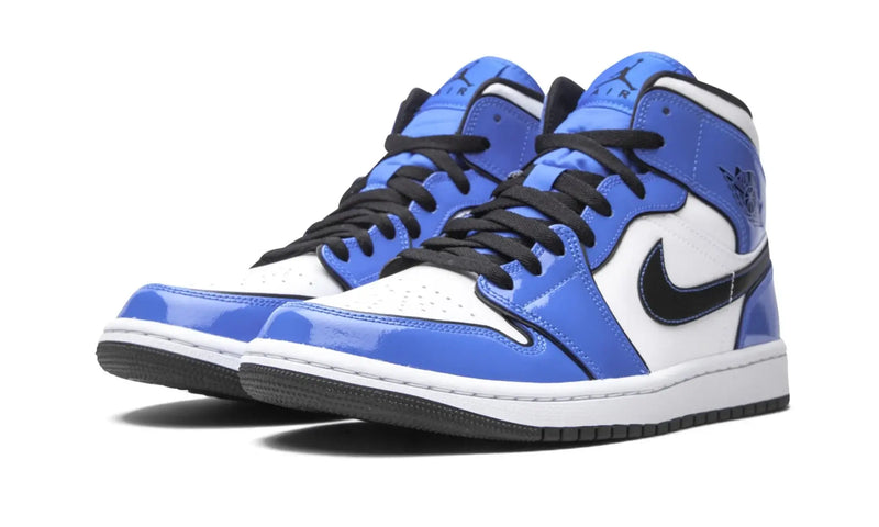 Tênis Air Jordan 1 Mid Feminino "Signal Blue" Azul