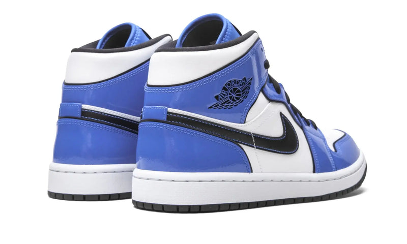 Tênis Air Jordan 1 Mid Feminino "Signal Blue" Azul