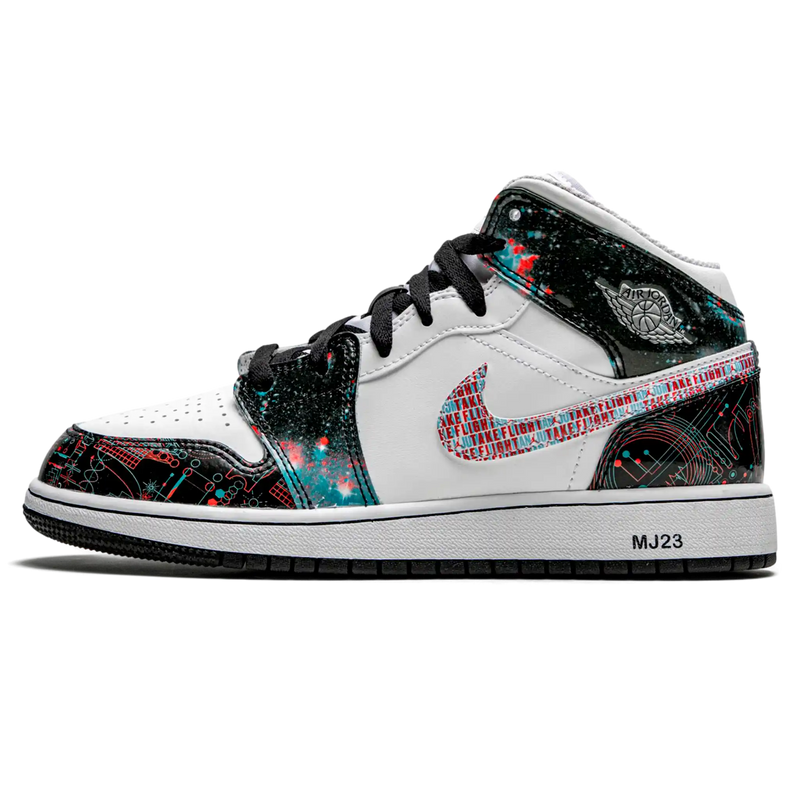 Tênis Air Jordan 1 Mid "Take Flight" Azul