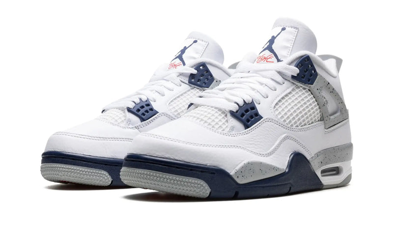 Tênis Air jordan 4 "Midnight Navy" Branco / Azul