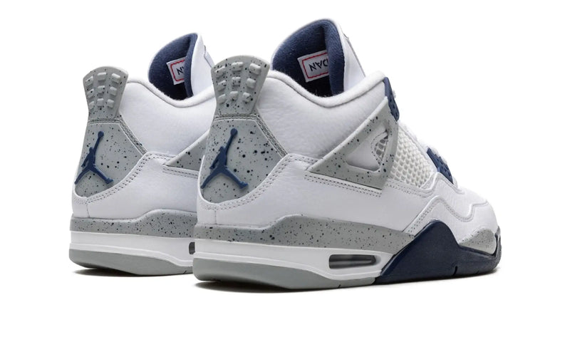 Tênis Air jordan 4 "Midnight Navy" Branco / Azul