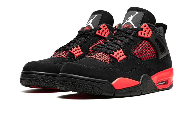 Tênis Air jordan 4 "Red Thunder" Preto / Vermelho