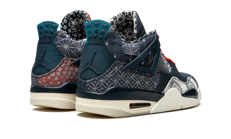 Tênis Air Jordan 4 "Sashiko" Denim / Azul