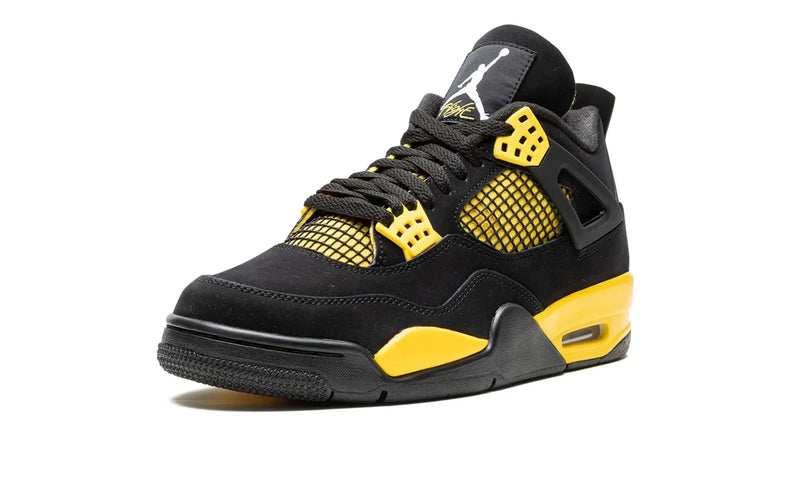 Tênis Air Jordan 4 "Thunder" Preto / Amarelo