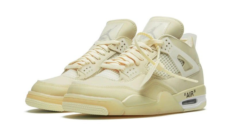 Tênis Air jordan 4 x Off-White "Sail"