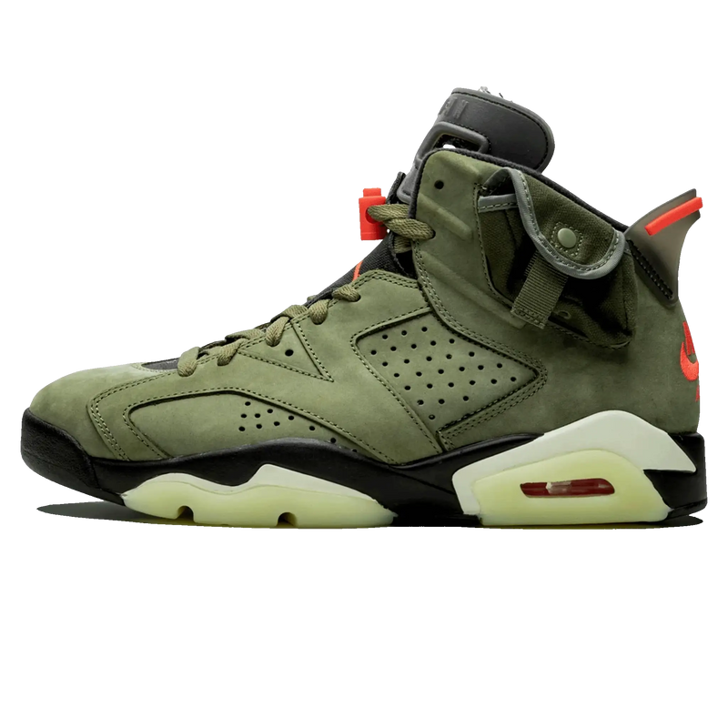 Tênis Air Jordan 6 x Travis Scott "Olive"