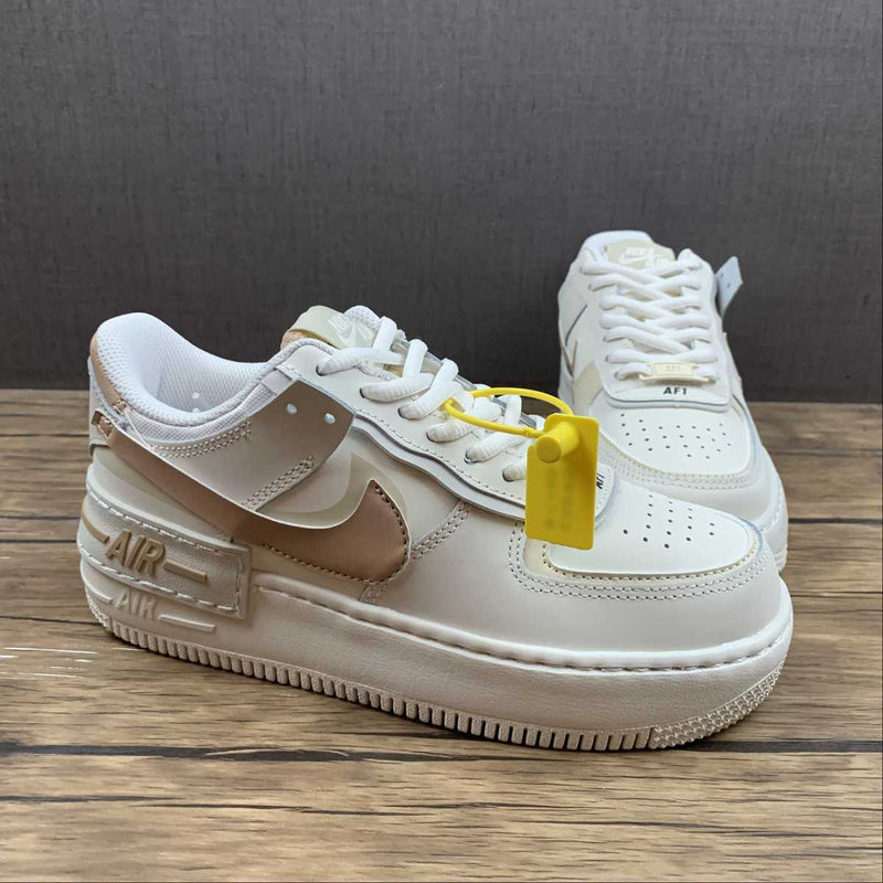 Nike Air Force 1 - Shadow - Sail / Hemp - Fossil - Light Bone