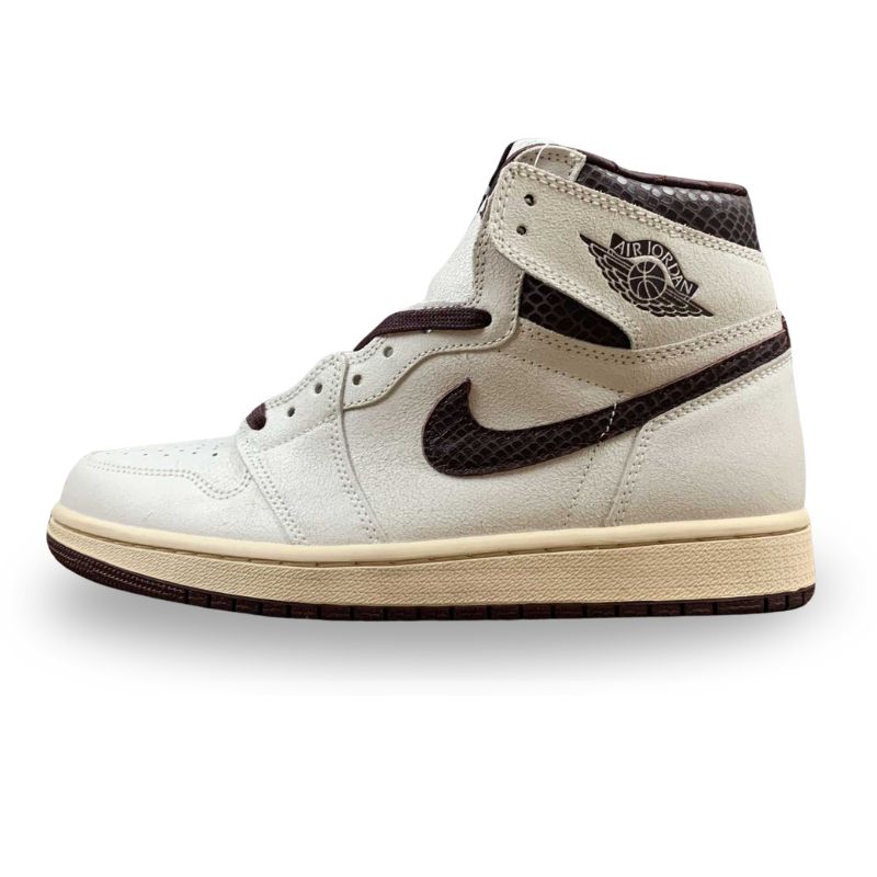 Nike Air Jordan 1 - Retro High OG - White / Brown Red