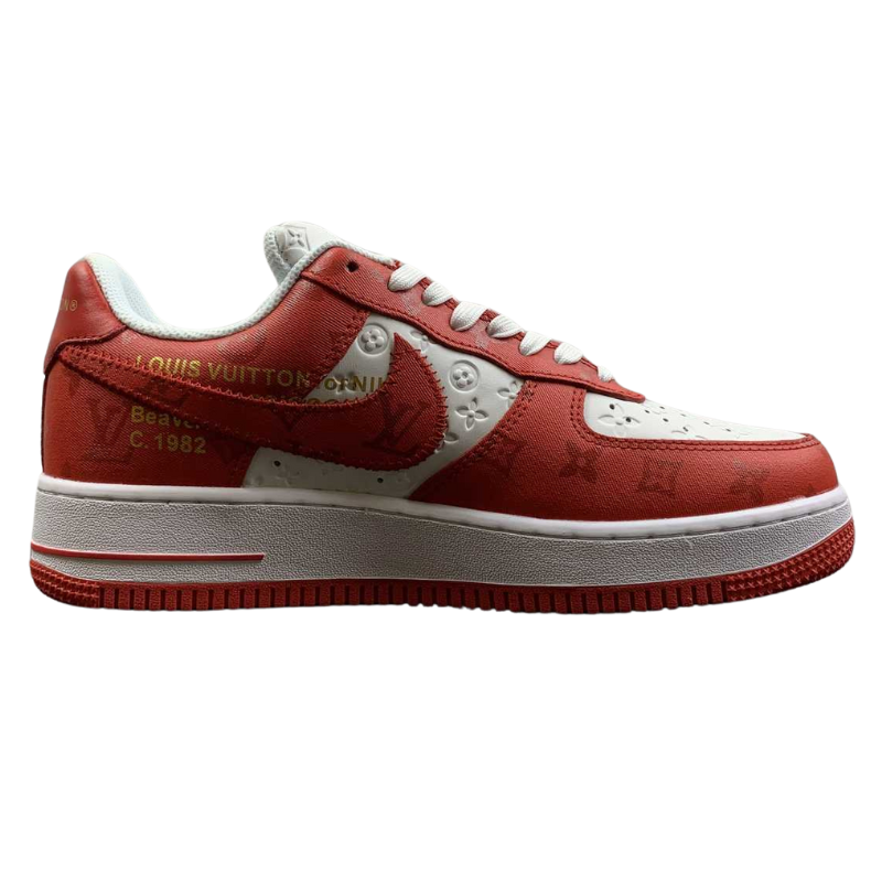 Nike Air Force 1 - Louis Vuitton - White / Red