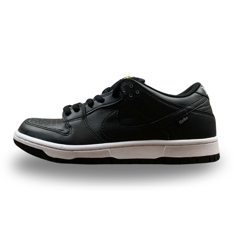 Nike Dunk Low - Civilist SB - Black / Black - Black