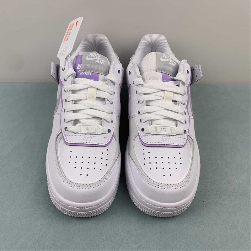 Nike Air Force 1 - Shadow - White / Lilac Bloom - Photon Dust