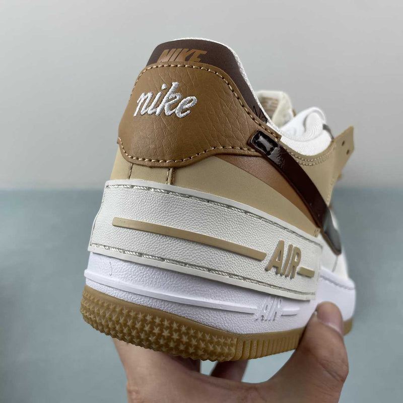 Nike Air Force 1 - Shadow - Sail / Cacao Wow - Flax - Sesame