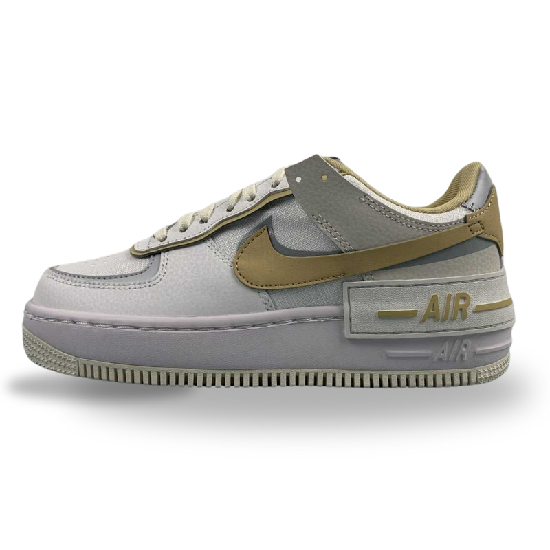 Nike Air Force 1 - Shadow - Summit White / Sesame - Wolf Grey