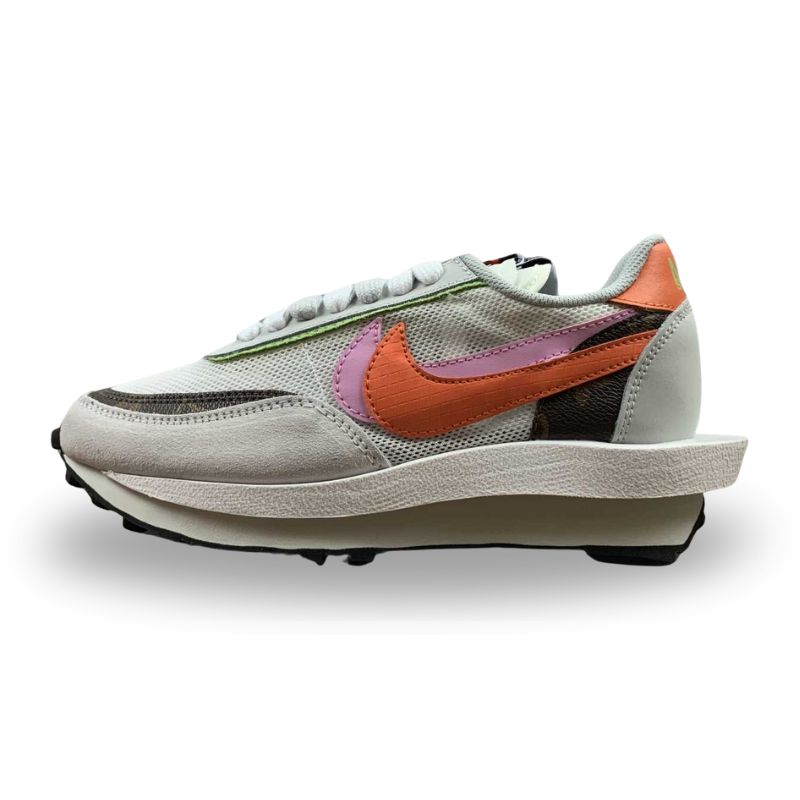 Nike Sacai - Ldwaffle - Medium Grey / Orange - Pink