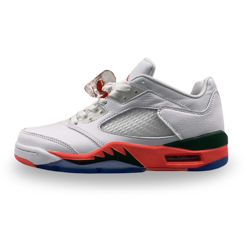 Nike Air Jordan 5 Retro Low CNY - White / Orange