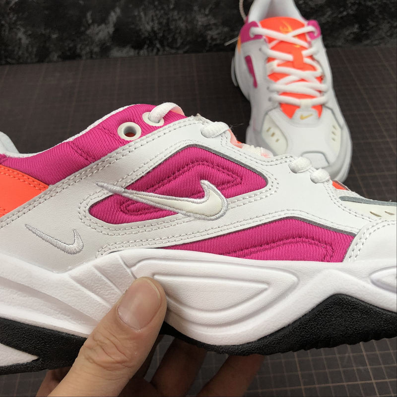 Nike M2K Tekno - White / White - Laser Fuchsia