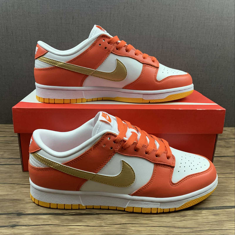 Nike Dunk Low - Orange / White / Yellow / Gold