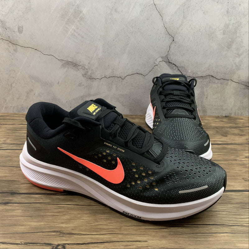 Nike Air Zoom - Structure 23 - Anthracite / Bright Mango - Black