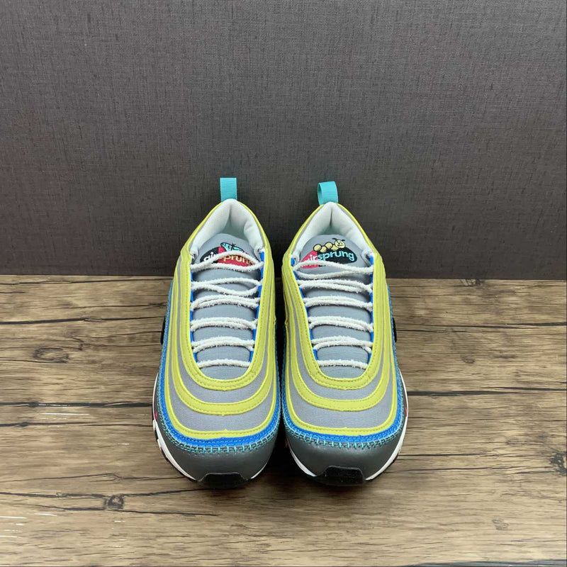 Nike Air Max 97 - SE - Grey / Yellow / Blue