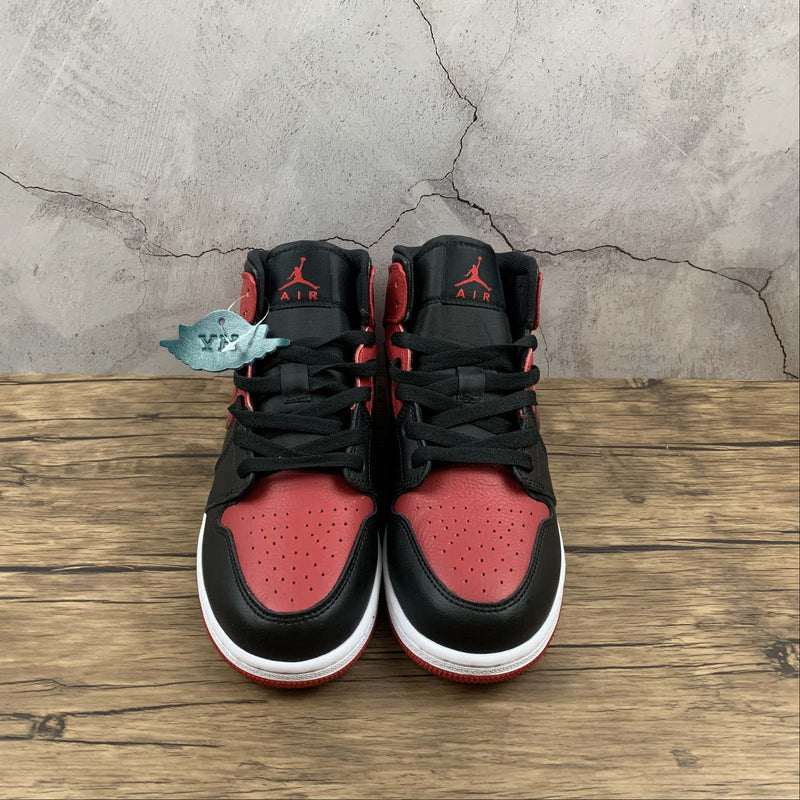 Nike Air Jordan 1 - MID GS - Bred / University Red / Black