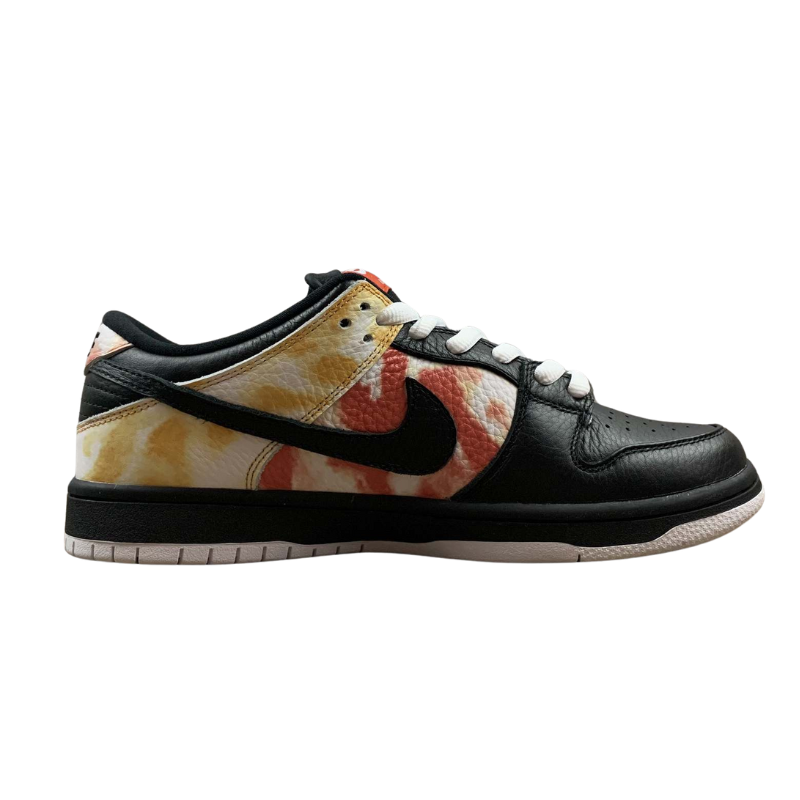 Nike Dunk Low - SB PRO QS - Black / Black - Orange Flash