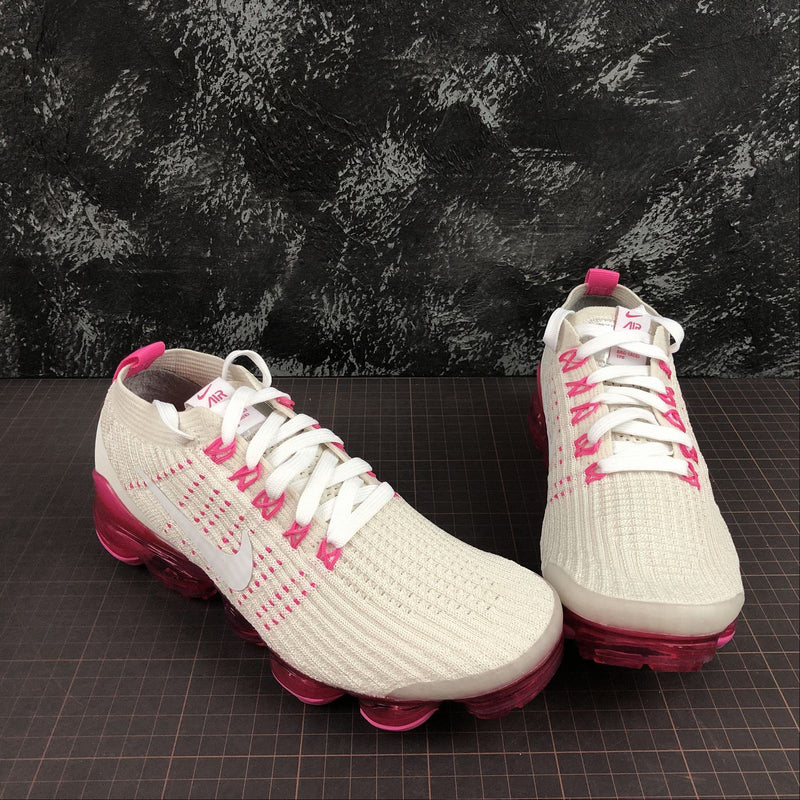 Nike Air Vapormax Flyknit 3 - Phantom / White - Laser Fuchsia