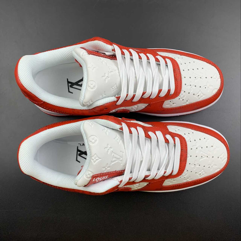 Nike Air Force 1 - Louis Vuitton - White / Red