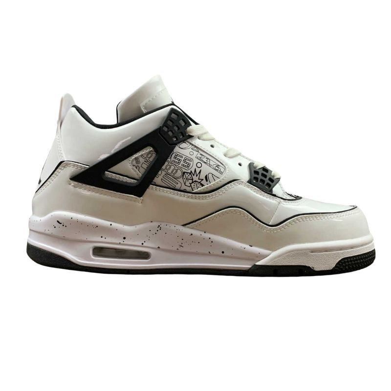 Nike Air Jordan 4 -  Retro SE - White / Black - Volt