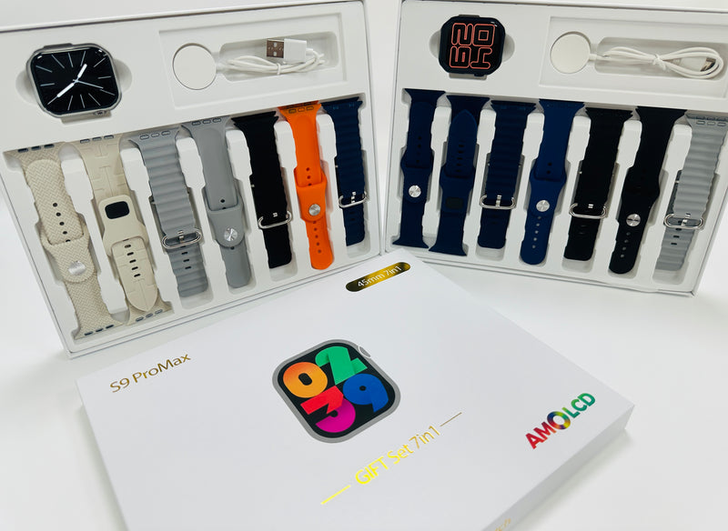 Smartwatch - S9 Pro Max Kit 7 em 1 - 45mm