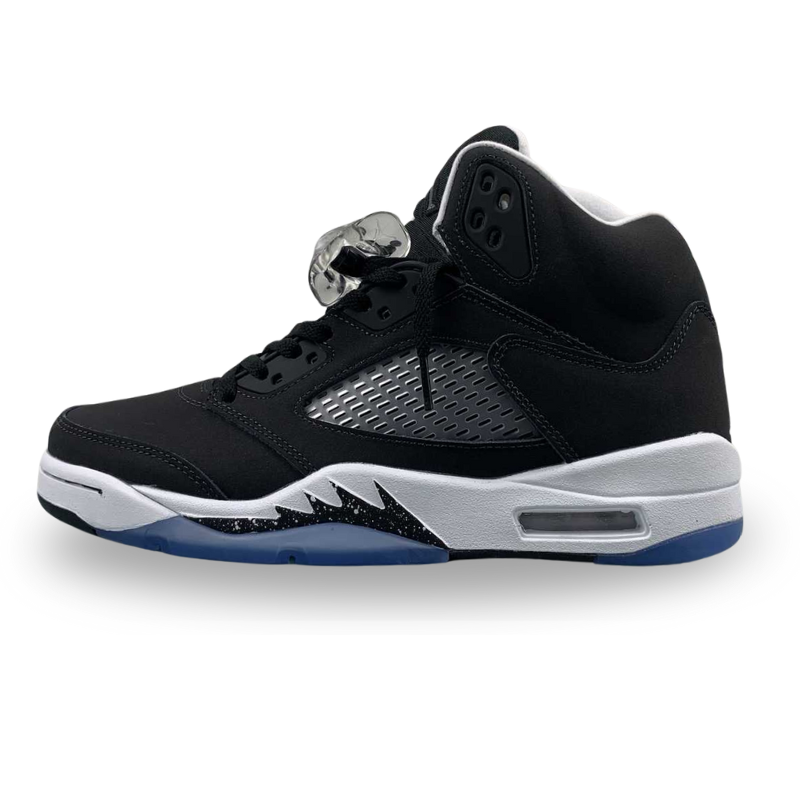 Nike Air Jordan 5 Retro Sngl Dy - Black / White