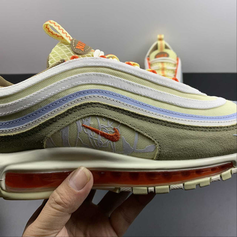 Nike Air Max 97 - Alabaster / Safety Orange - Sail