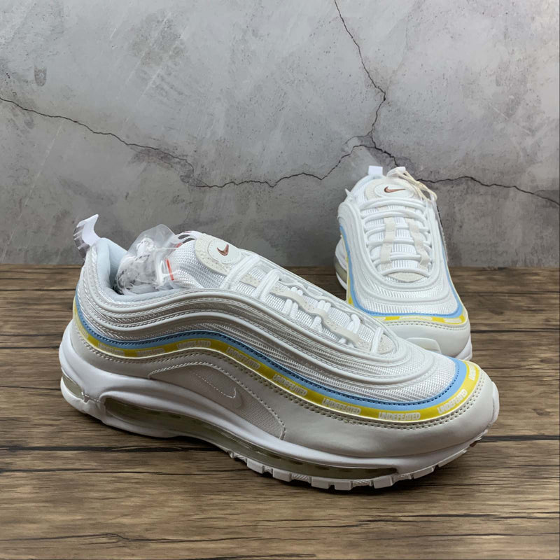 Nike Air Max 97 - OG UNDFTD - Sail / White - Aero Blue - Midwest Gold