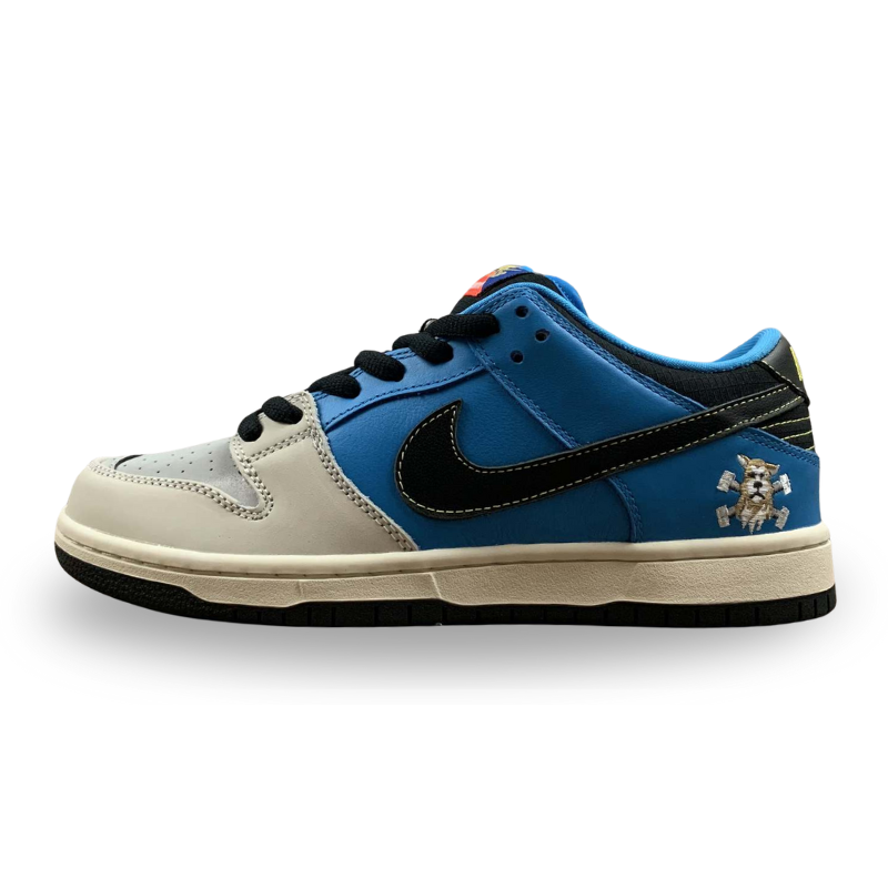 Nike Dunk Low - SB PRO QS - Bleu Hero / Black - Pale Ivory