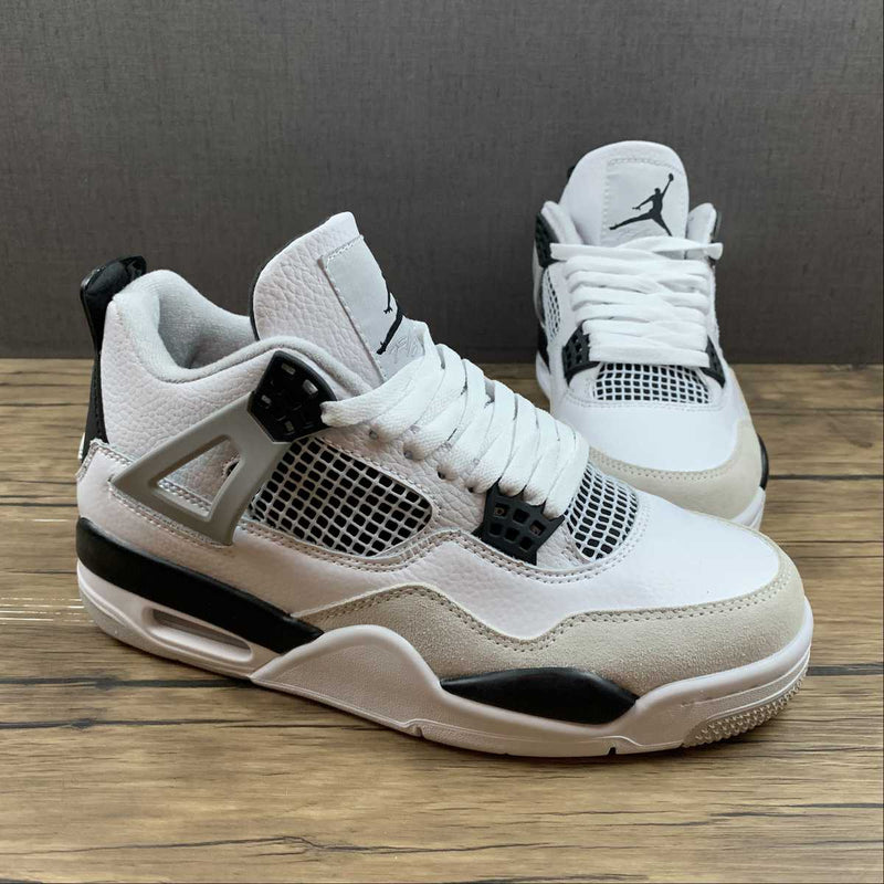 Nike Air Jordan 4 Retro SP - White / Black - Neutral Grey