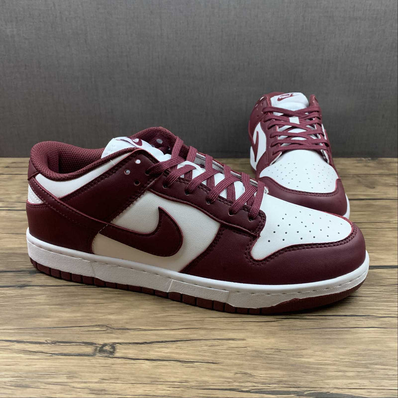 Nike Dunk Low - White / Wine Red