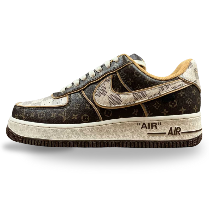 Nike Air Force 1 - Louis Vuitton - Seafoam / Sail - Sail - Orange Pearl