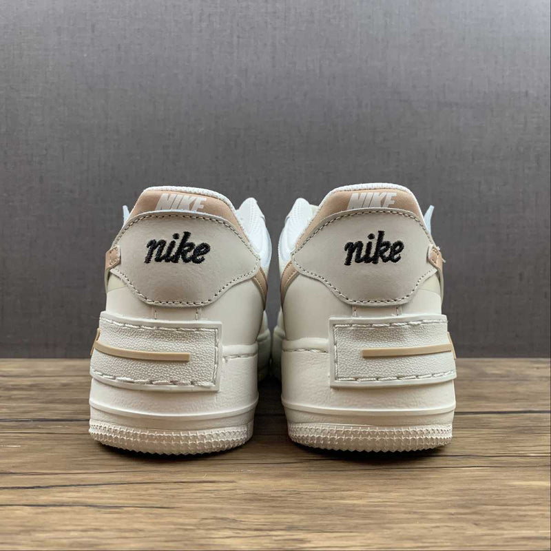 Nike Air Force 1 - Shadow - Sail / Hemp - Fossil - Light Bone