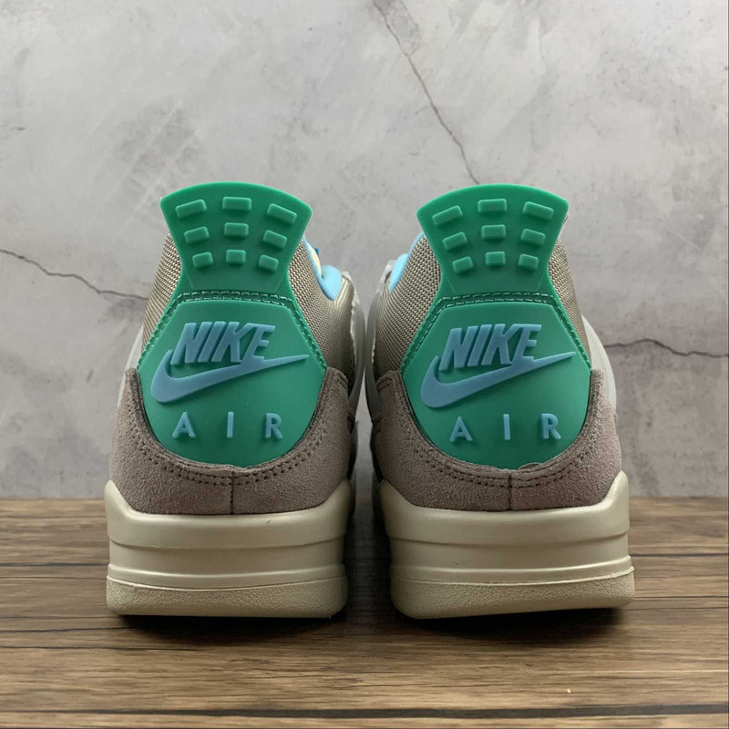 Nike Air Jordan 4 - Retro - Taupe Haze / Blue Fury - Khaki - Roma Green